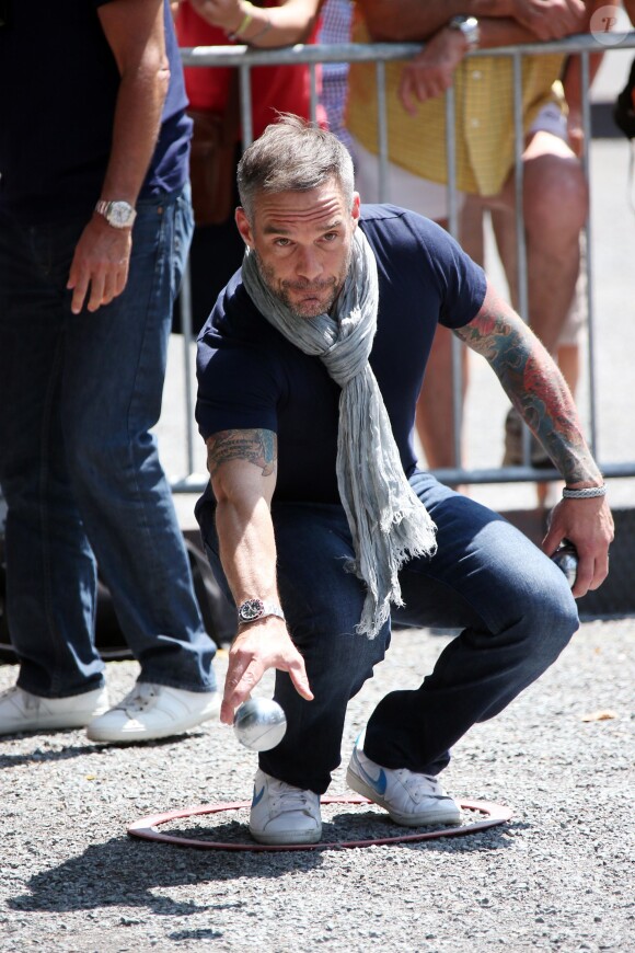 Philippe Bas - 7e édition du Star West Pétanque au parc Mauresque à Arcachon le 3 août 2014.