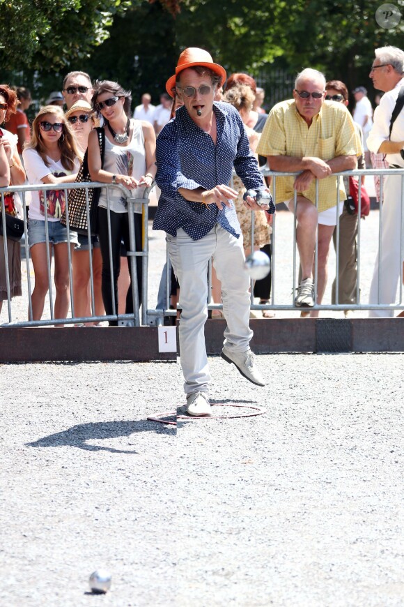 Charles Berling - 7e édition du Star West Pétanque au parc Mauresque à Arcachon le 3 août 2014.