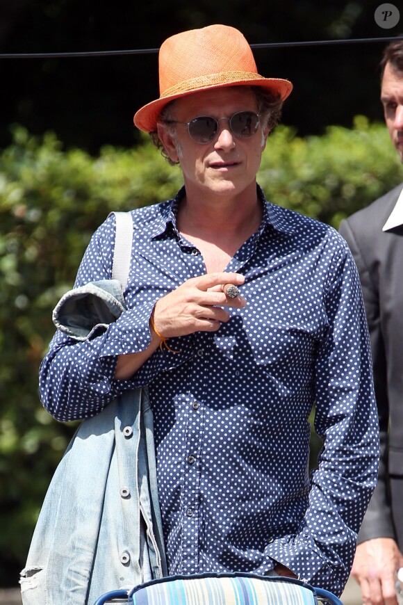 Charles Berling - 7e édition du Star West Pétanque au parc Mauresque à Arcachon le 3 août 2014.