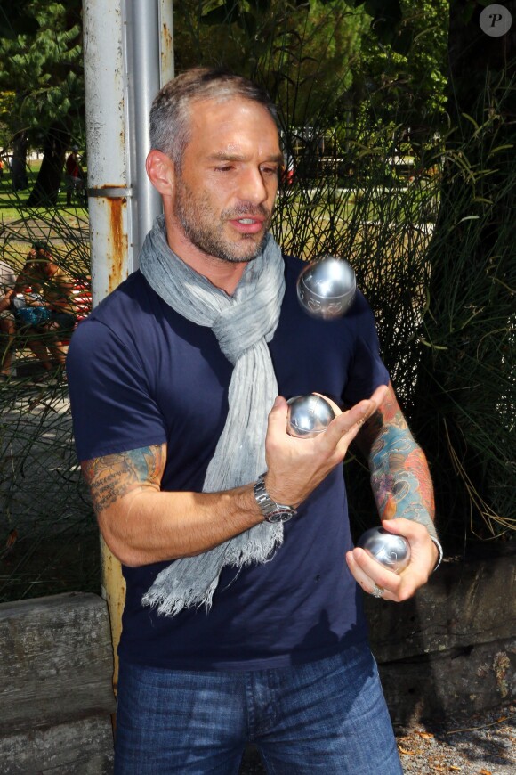 Philippe Bas - 7e édition du Star West Pétanque au parc Mauresque à Arcachon le 3 août 2014.