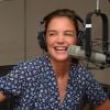 Katie Holmes dans les locaux de SiriusXM Radio à New York, le 6 août 2014.