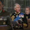 Le prince Charles à Glasgow le 4 août 2014 pour commémorer le centenaire de la Première Guerre mondiale.