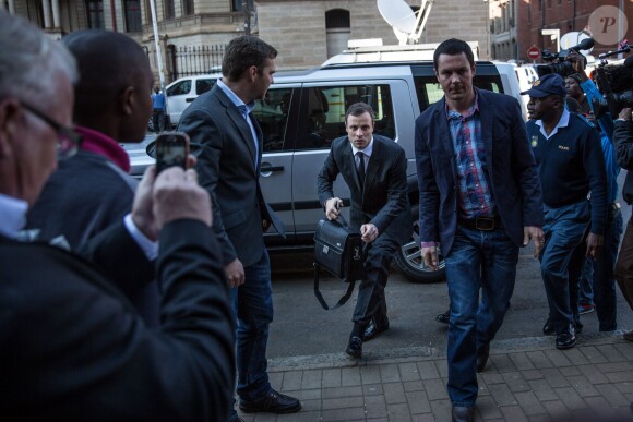 Oscar Pistorius au tribunal de Pretoria, en Afrique du Sud, le 8 août 2014.