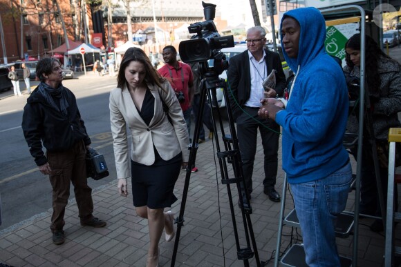 Aimee Pistorius au tribunal de Pretoria, en Afrique du Sud, le 8 août 2014.