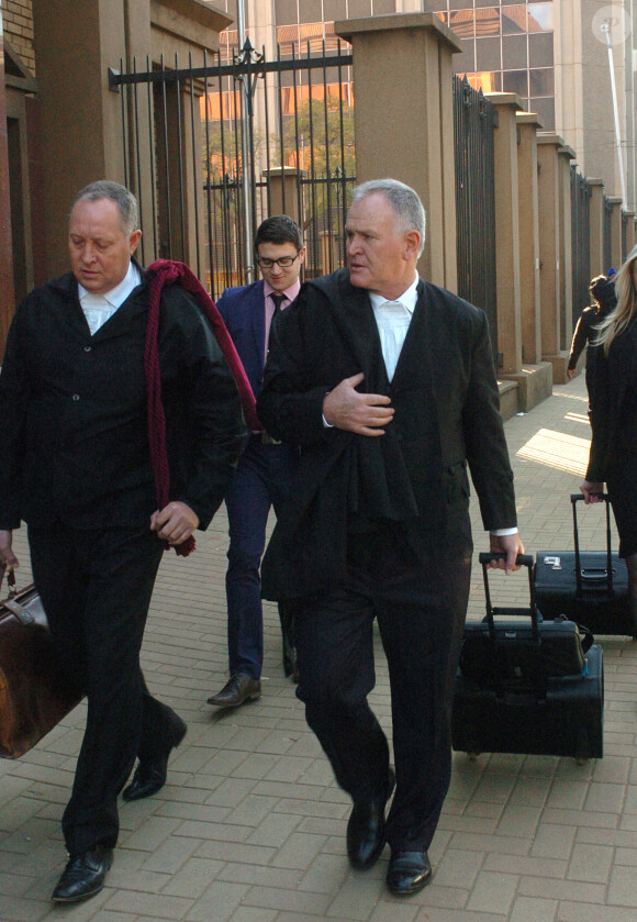 Barry Roux au tribunal de Pretoria, en Afrique du Sud, le 8 août 2014.
