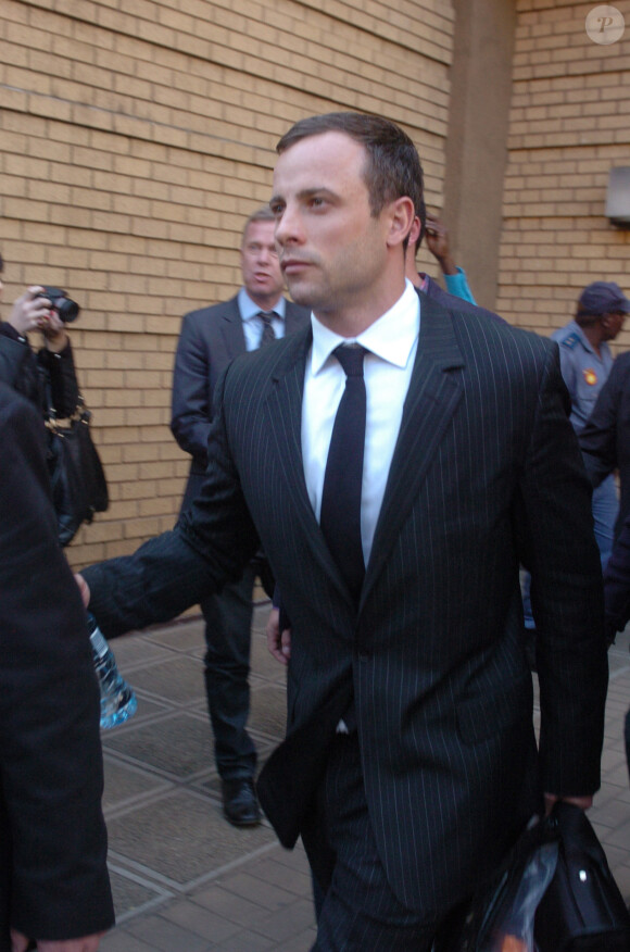 Oscar Pistorius au tribunal de Pretoria, en Afrique du Sud, le 8 août 2014.
