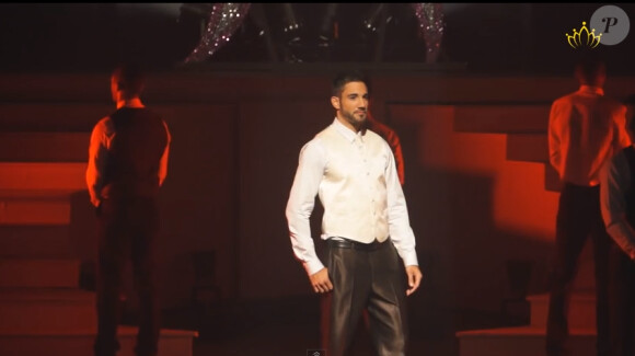 Frédéric Marini lors du concours Mister Suisse francophone 2014.