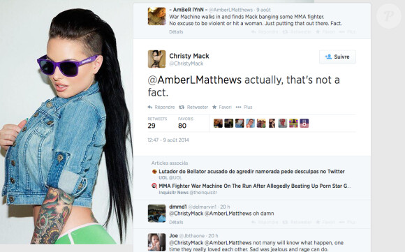 Amber Matthews a sa théorie sur les événements qui ont conduit War Machine à tabasser Christy Mack dans la nuit du 7 au 8 août 2014...