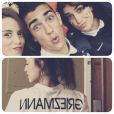 Erika Choperena, compagne d'Antoine Griezmann, supportrice de son chéri avec sa famille le 15 juin 2014 lors de la Coupe du monde