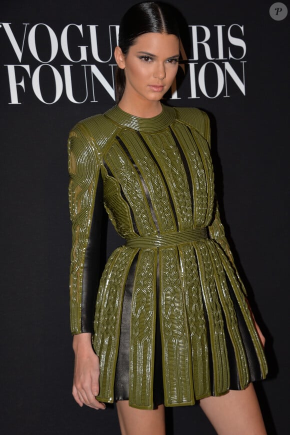 Kendall Jenner - Gala "Vogue Paris Foundation" au Palais Galliera à Paris le 9 juillet 2014.