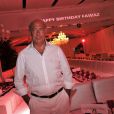 Fawaz Gruosi f&ecirc;te son 62e anniversaire au Billionaire. Porto Cervo, le 8 ao&ucirc;t 2014. 