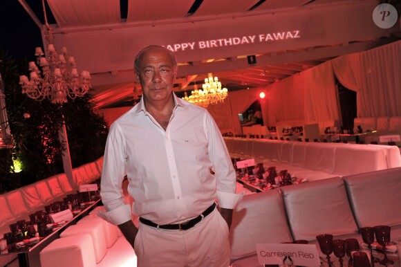 Fawaz Gruosi fête son 62e anniversaire au Billionaire. Porto Cervo, le 8 août 2014.