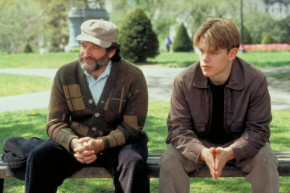 Robin Williams dans le film Will Hunting qui lui a valu l'Oscar du meilleur second rôle