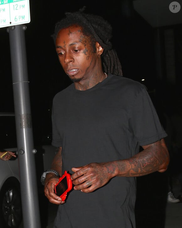 Lil Wayne à Beverly Hills, le 27 juillet 2014. 