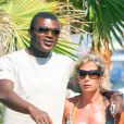  Marcel Desailly et sa femme Virginie &agrave; Saint-Tropez le 18 juillet 2007.&nbsp; 