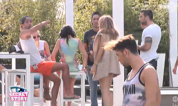 Episode de "Secret Story 8" sur TF1. Le 19 août 2014.