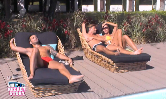 Episode de "Secret Story 8" sur TF1. Le 19 août 2014.