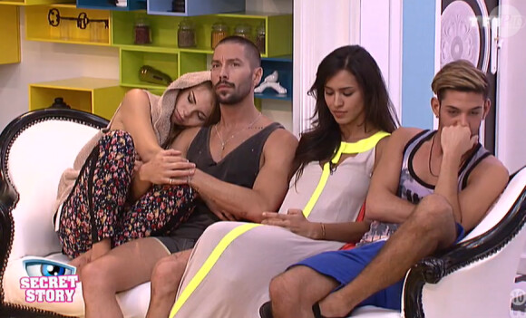 Episode de "Secret Story 8" sur TF1. Le 19 août 2014.