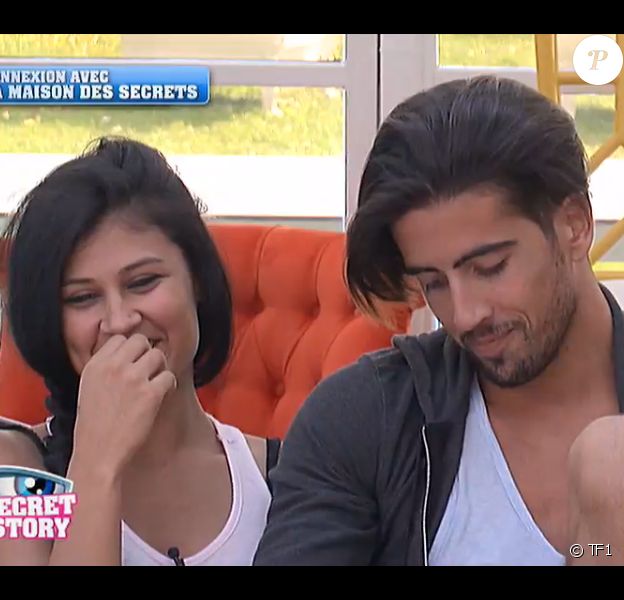 Jessica et Stéfan sont nominés aux côtés de Steph et Sara - Episode de "Secret Story 8" sur TF1. Le 19 août 2014.