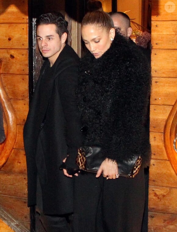 Jennifer Lopez et Casper Smart à Rome, le 13 novembre 2013.