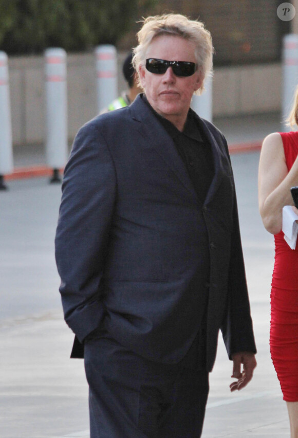 Gary Busey  arrivant à la première du film "Machete Kills" à Los Angeles, le 2 octobre 2013