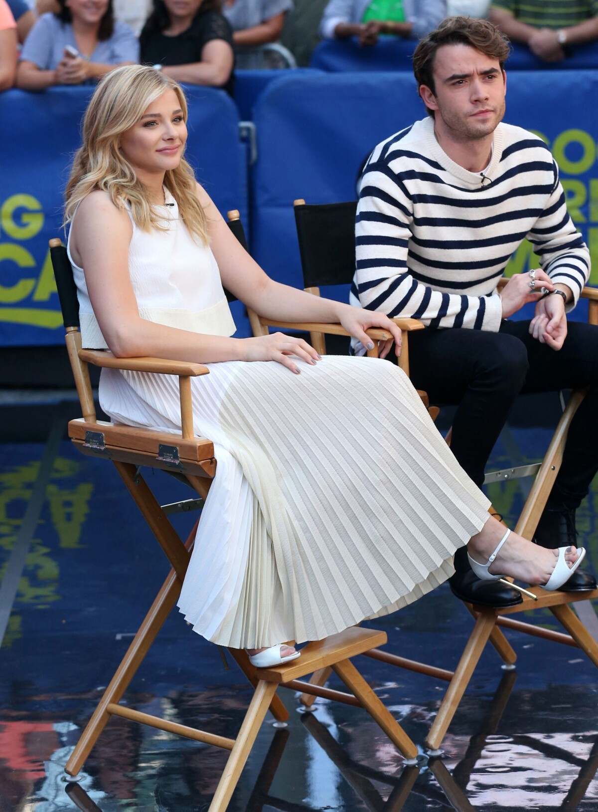 Vidéo Chloë Grace Moretz et Jamie Blackley font la promotion de leur nouveau film Si je reste