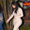 Kim Kardashian va dîner au restaurant "Pellegrino Pizza Bar" à New York, le 13 août 2014.