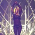 Britney Spears se produit à Las Vegas dans le cadre de sa résidence avec le spectacle Piece Of Me au Planet Hollywood Casino Resort, le 16 août 2014.