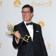 Stephen Colbert aux Primetime Emmy Awards, Los Angeles, le 25 août 2014.