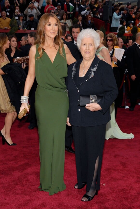 Céline Dion et sa mère Thérèse Dion à la 79é cérémonie des Oscars, le 25 février 2007.