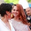 Kristen Stewart et Juliette Binoche - Montée des marches du film "Sils Maria" lors du 67e Festival du film de Cannes, le 23 mai 2014.