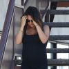 Mila Kunis enceinte et sereine à Los Angeles, le 28 août 2014.