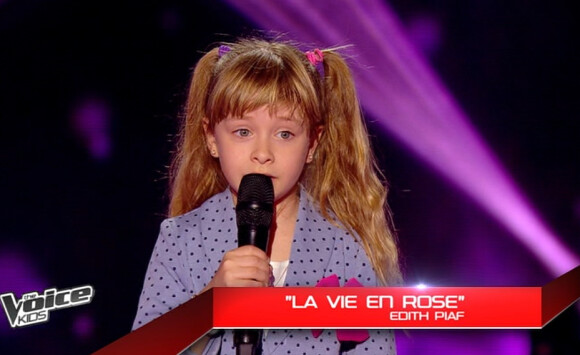 Gloria dans The Voice Kids sur TF1. Episode 1 diffusé le samedi 23 août 2014 sur TF1.