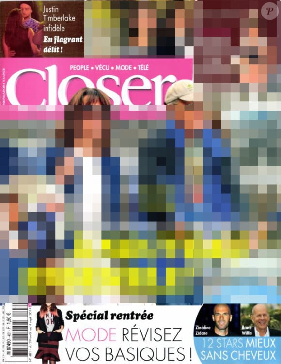 Magazine Closer du 29 août 2014.