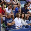 Noura, la compagne de Jo-Wilfried Tsonga, lors du match de celui-ci à l'US Open, le 30 août 2014 à l'USTA Billie Jean King National Tennis Center