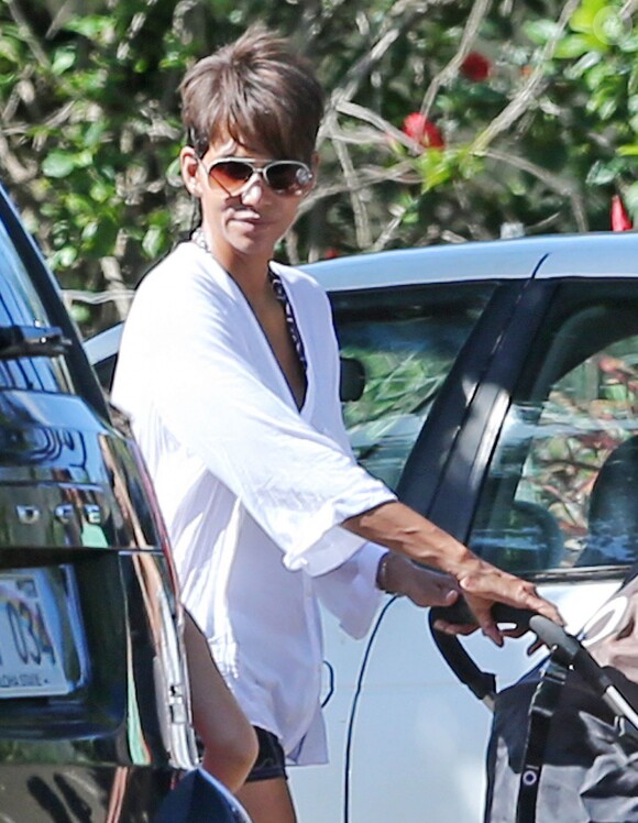 Halle Berry à Hawaï, le 28 août 2014
