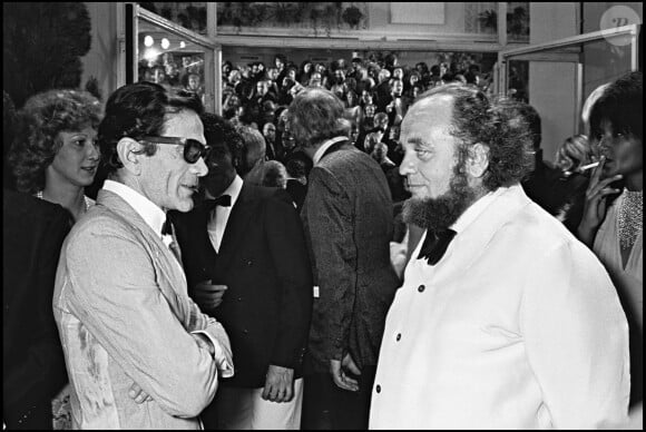 Pier Paolo Pasolini et Marco Ferreri à Cannes en 1974.