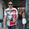 Sofia Vergara et Joe Manganiello à la sortie d'une galerie d'arts à Malibu, le 23 août 2014