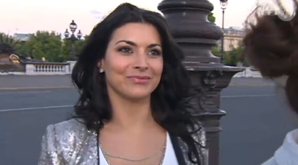 Candice Pascal annonce à Corneille qu'elle est sa partenaire dans "Danse avec les stars 5", bientôt sur TF1.