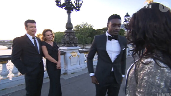 Candice Pascal annonce à Corneille qu'elle est sa partenaire dans "Danse avec les stars 5", bientôt sur TF1.