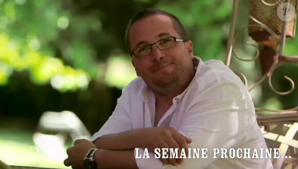 Christophe - Premier épisode du bilan de "L'amour est dans le pré 2014" sur M6. Lundi 8 septembre 2014.
