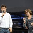  Vincent Niclo et Lisa Angell - Soir&eacute;e "Claude Lelouch en musique" dans la cour d'honneur des Invalides &agrave; Paris le 6 septembre 2014 