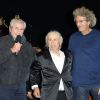 Claude Lelouch, Francis Lai et Elie Chouraqui - Soirée "Claude Lelouch en musique" dans la cour d'honneur des Invalides à Paris le 6 septembre 2014