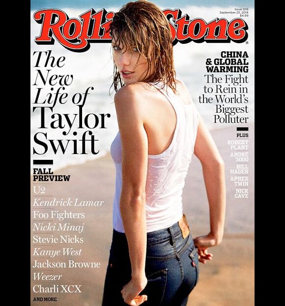 Taylor Swift en couverture de Rolling Stone, édition de septembre 2014