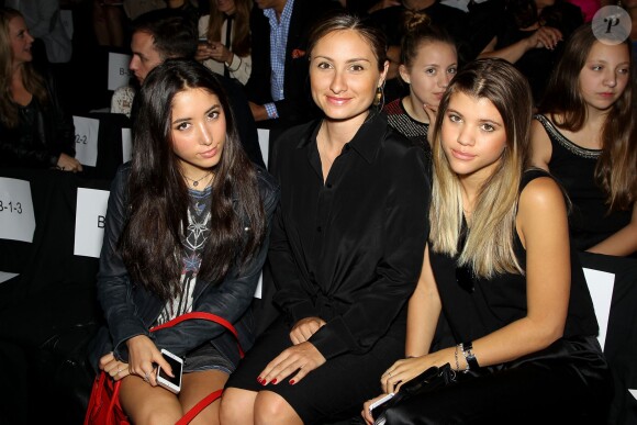 Sofia Richie (à droite) lors du défilé anniversaire de Badgley Mischka au Lincoln Center. New York, le 9 septembre 2014.