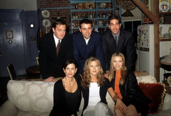 Matthew Perry, Matt LeBlanc, David Schwimmer, Courteney Cox, Jennifer Aniston et Lisa Kudrow, le 15 octobre 1997