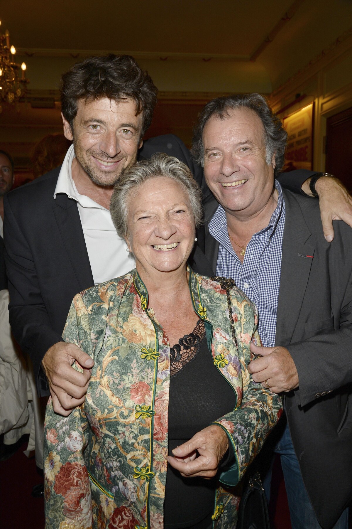 Photo Marthe Villalonga Patrick Bruel Et Daniel Russo Lors De La Générale De La Pièce Un 