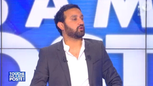 Cyril Hanouna présente Touche pas à mon poste, le mardi 16 septembre 2014.