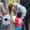 Letizia et Felipe VI d'Espagne ont procédé le 16 septembre 2014 à l'inauguration de l'année scolaire 2014-2015 à l'occasion d'une visite à l'école Ben-Cho-Shey de Pereiro de Aguiar, commune de la province d'Ourense.