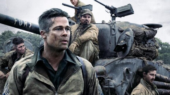 Brad Pitt, balafré et crasseux : Le héros en 'Fury' s'affiche...